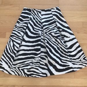 Express zibra print skirt